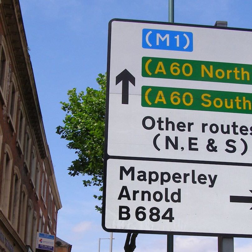 Traffic signage road traffic signs Viewtec signs Nottingham